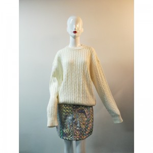 SWEATER CÁP TRẮNG RLWS0022F
