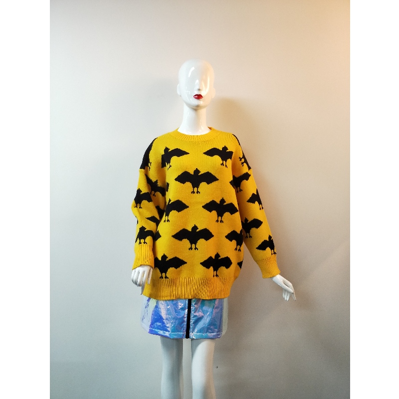 VÀNG PEINT ÁO LỚN SWEATER RLWS0124F
