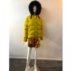 LADIES 'YELLOW HATED COAT RLWPC0026