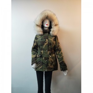 CAMO HATED COAT RLWPC0090